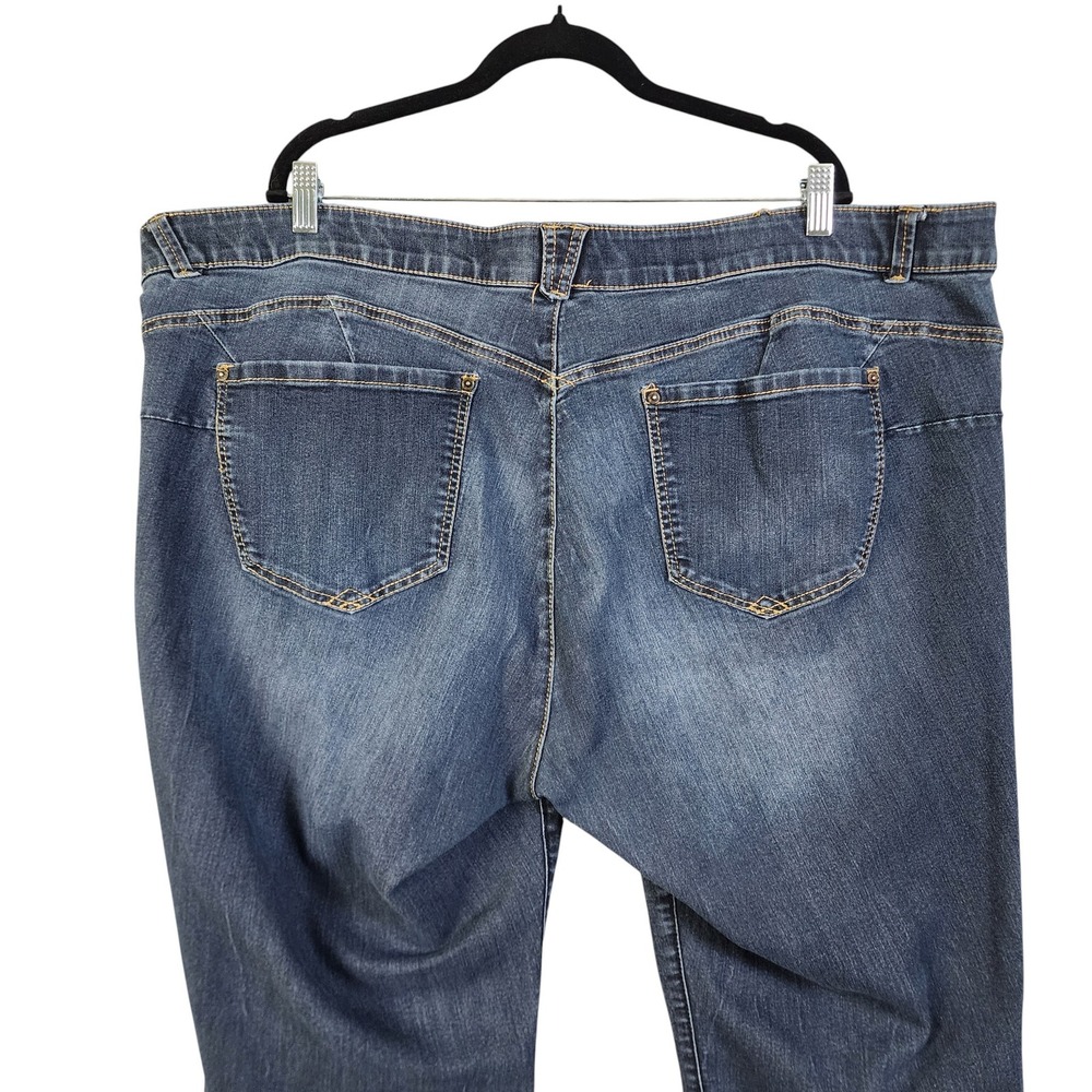 Democracy Absolution Booty Lift Plus Jegging Jeans Plus Size 24 Dark Indigo Wash - Picture 5 of 13